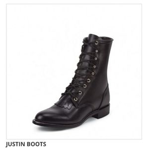 Justin Lace Up Combat Boot